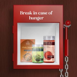 Not all emergencies need 911...🤭Some need lal mirch, chhola masala and a trusted THI ka dabba.
