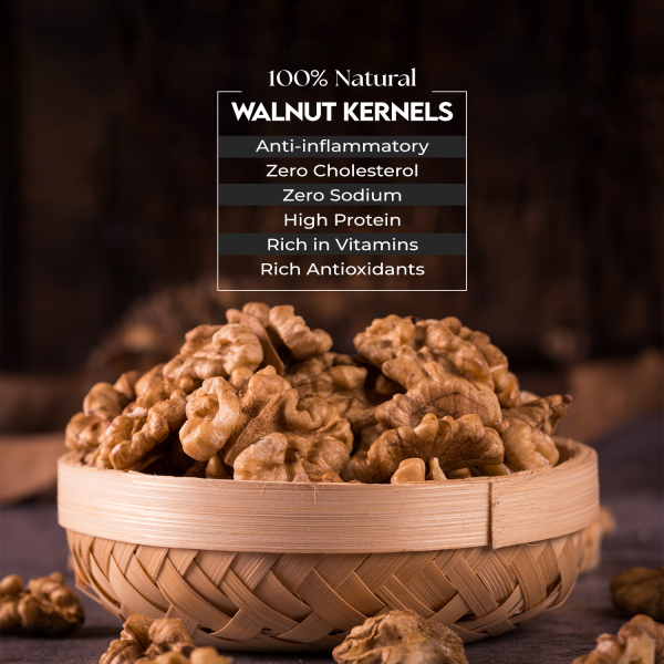 THI 100% Natural Walnut Kernels 250g Standee - Image 2
