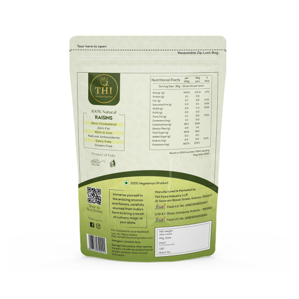 THI 100% Natural Green Raisins - Image 2