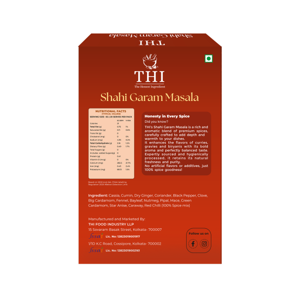 THI Shahi Garam Masala Box - 100g - Image 2