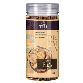 THI 100% Natural Dried Figs - Anjeer Jar