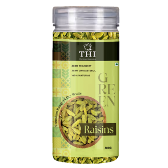 THI 100% Natural Green Raisin Jar