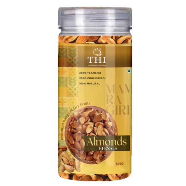 THI 100% Natural Mamragiri Almonds Kernel Jar