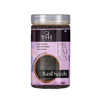 THI 100% Natural Basil Seeds Jar