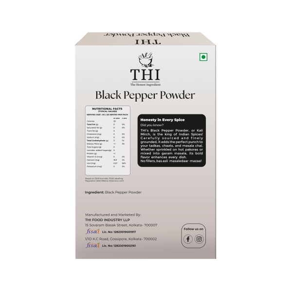 THI Black Pepper Powder 100g - Image 5