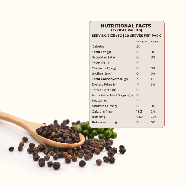 THI White Pepper Powder 100g - Image 5