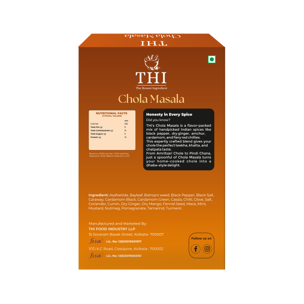 THI Chola Masala 100g - Image 3