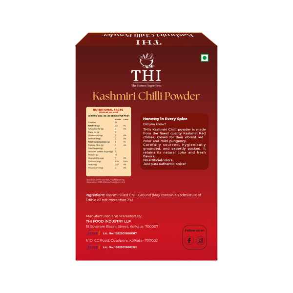 THI Kashmiri Chilli Powder 100g - Image 4