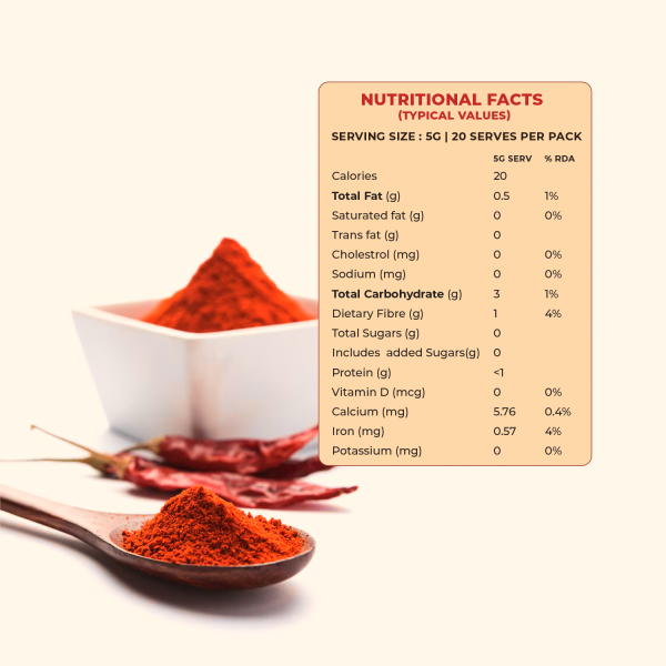 THI Kashmiri Chilli Powder 100g - Image 5