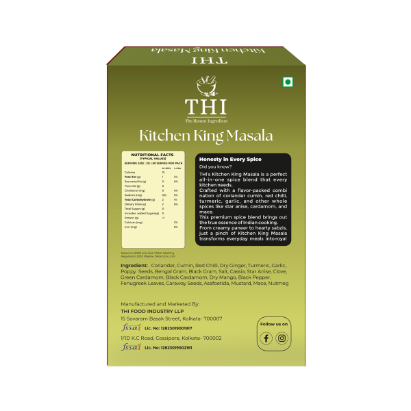 THI Kitchen King Masala 100g - Image 5
