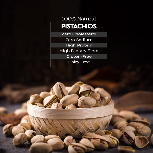 THI 100% Natural Salted Pistachios 250g Standee - Image 3