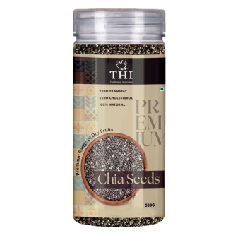 THI 100% Natural Chia Seeds Jar
