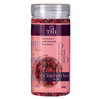 THI Dried Cranberry Sliced 100% Natural