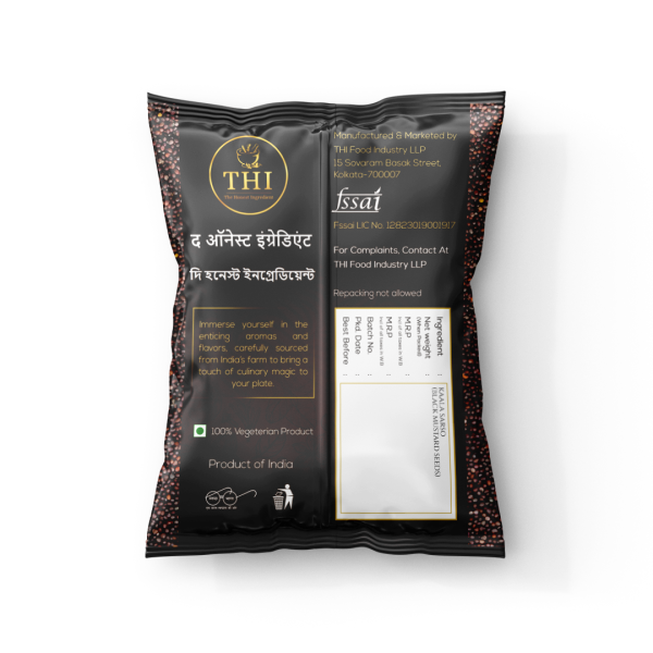 THI 100% Natural Black Mustard Seeds (Kala Sarso) - Image 2