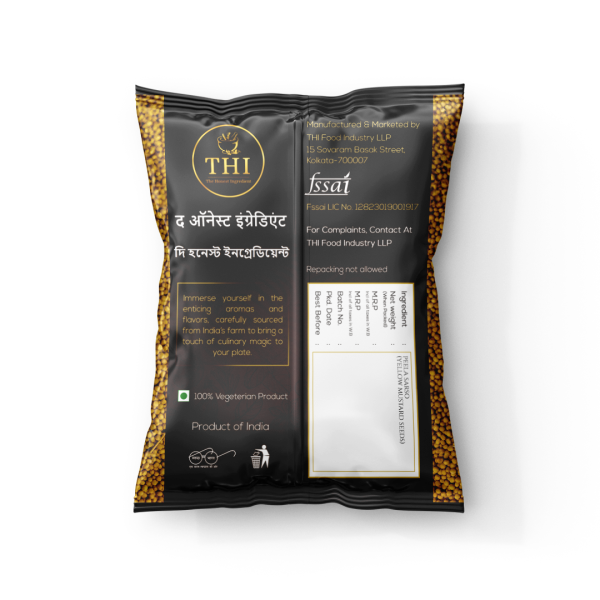 THI 100% Natural Yellow Mustard Seeds (Peeli Sarso) - Image 2
